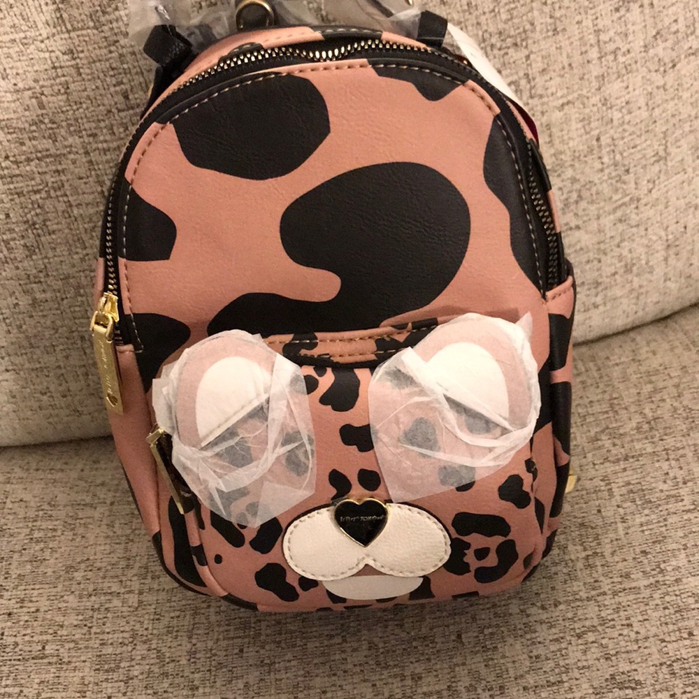 Betsey Johnson leopard mini backpack - Picture 4 of 7